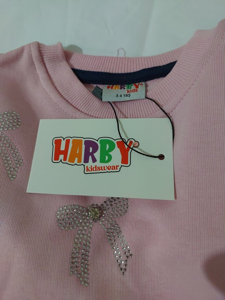 Pembe tasli  Kız Eşofman Takımı - Görsel 2