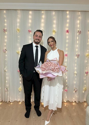 Pembe Kurdele Detaylı Isteme Çiçegi - Görsel 4