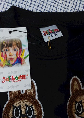 Labubu Unisex Çocuk Baskılı Sweatshirt - Görsel 3