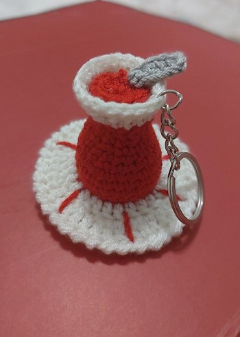 Renkli Örgü Anahtarlık - Görsel 2