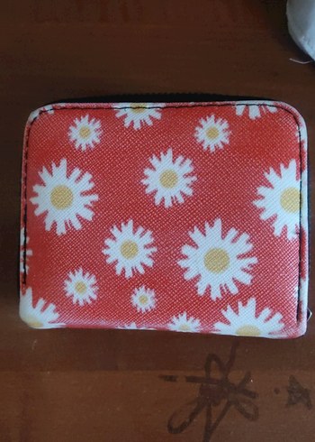 Papatya Desenli Pembe Kadın Cüzdanı - Görsel 2