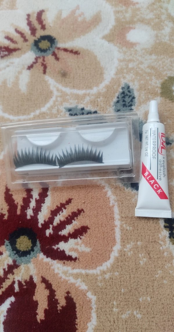 Siyah Suya Dayanıklı Takma Kirpik ve Yapıştırıcı Seti - Görsel 2