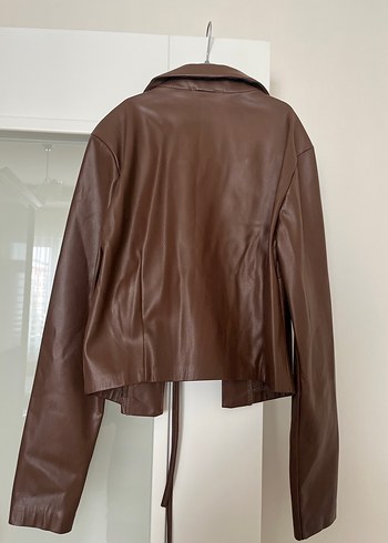 vintage deri ceket - Görsel 2