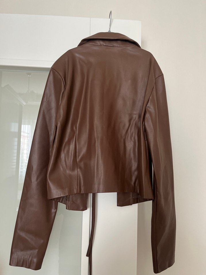 vintage deri ceket - Görsel 2