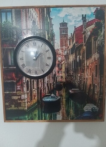 Ahşap Duvar Saati 40x48