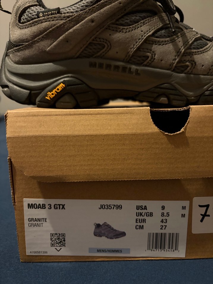 Merrell Moab 3 Gtx Erkek Gri Outdoor Ayakkabı - Görsel 5