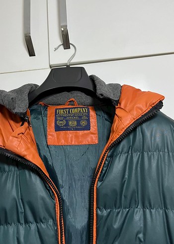 Fermuarlı Yeşil Erkek Mont - Görsel 3