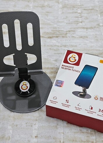 LİSANSLI ÇELİK TELEFON TUTUCU GALATASARAY