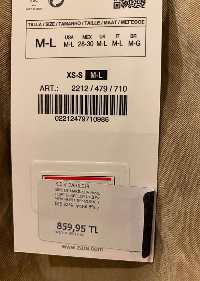 Kadın pantolon Zara - Görsel 2