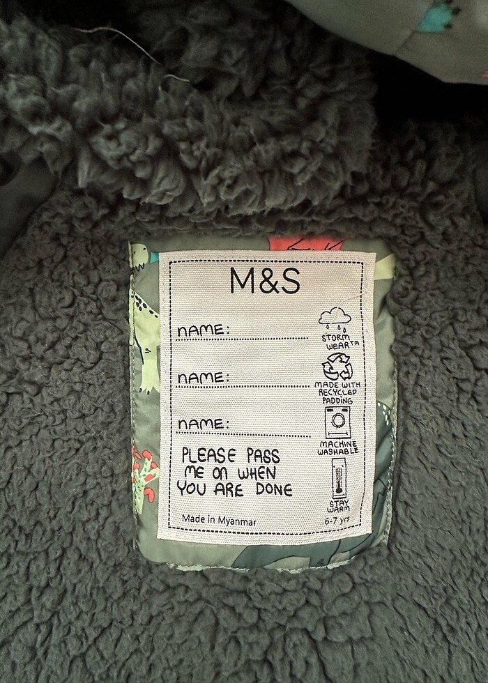 Çocuk mont unisex Marks&Spencer - Görsel 3