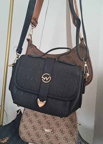 Tokalı Kahverengi Deri Kadın Çanta - Görsel 2