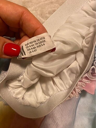 5 Yaş Beden H&M kız çocuk 5-6 yaş unicorn renkli etek