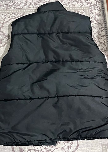 Siyah Fermuarlı Yelek cK Logo - Görsel 2