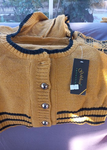 Kapüşonlu Örgü Bolero renk renk modeller üreticisinden - Görsel 4