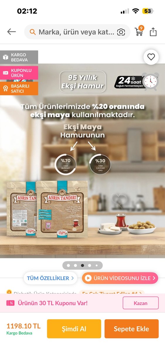 Asrın Tandırı 10'lu Sağlıklı Beslen Paketi - Görsel 3