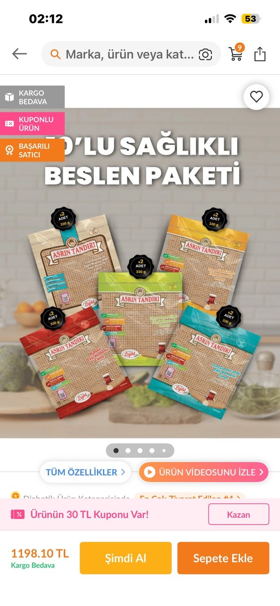 Asrın Tandırı 10'lu Sağlıklı Beslen Paketi - Görsel 2