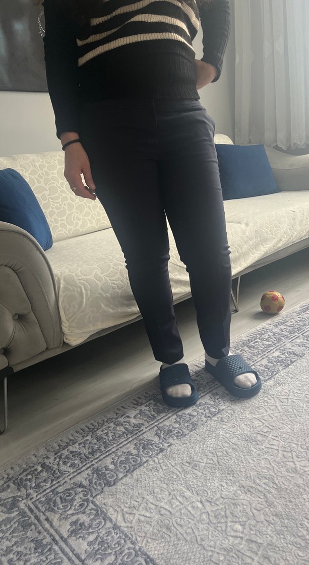 Gri Rahat Hamile Pantolonu - Görsel 2