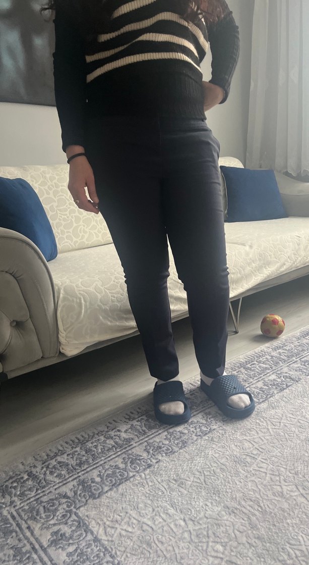 Gri Rahat Hamile Pantolonu - Görsel 3