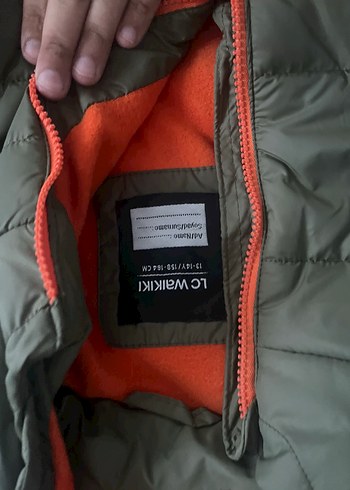 Erkek Çocuk Fit Kesim Yeşil Mont sıfır lw - Görsel 5