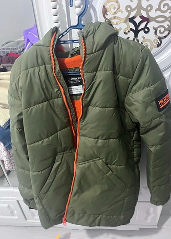 Erkek Çocuk Fit Kesim Yeşil Mont sıfır lw - Görsel 4