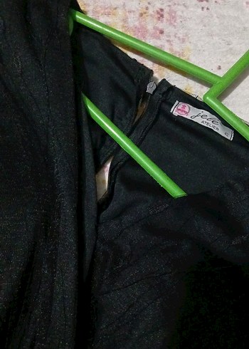 Adaliko Siyah tül elbise uzun s beden