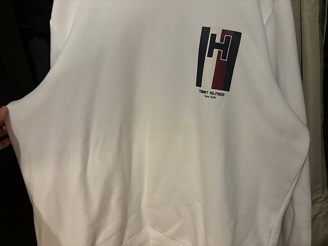 2xl Beden beyaz Renk Tommy Hilfiger Sweatshirt