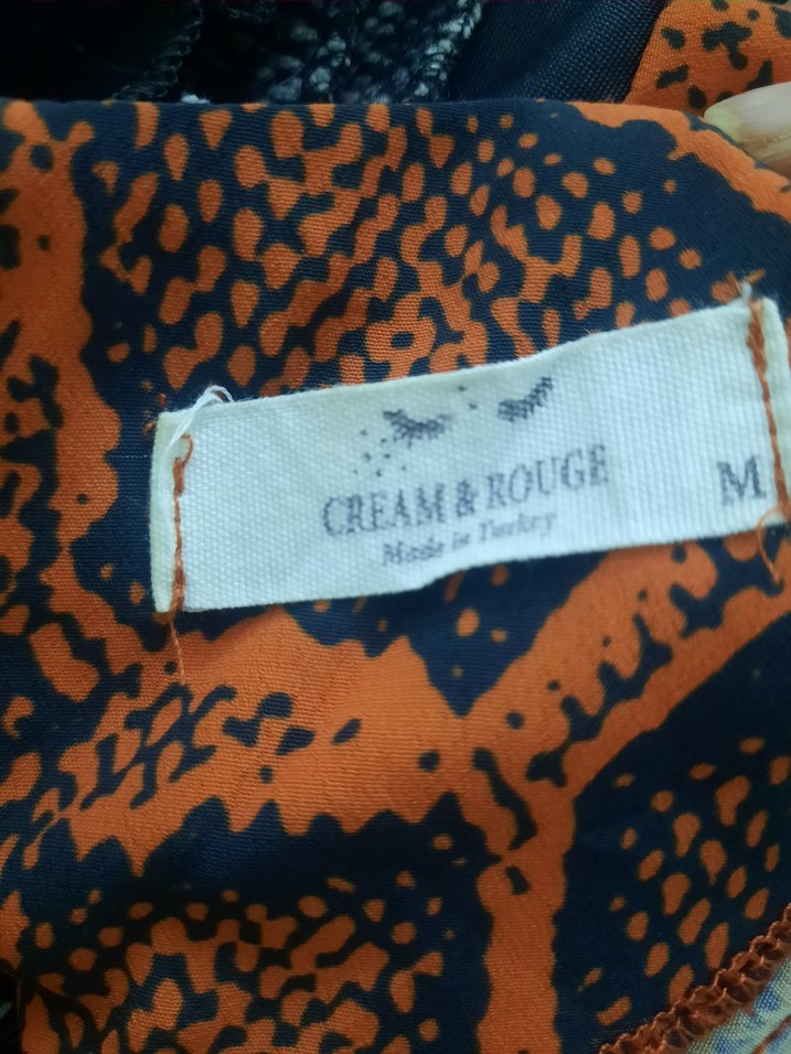 Yılan Desenli Uzun Bohem Elbise - Görsel 4