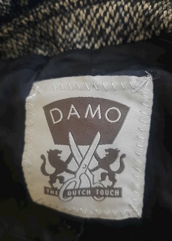 Düğmeli Gri Yün Midi Kabanı - Görsel 5