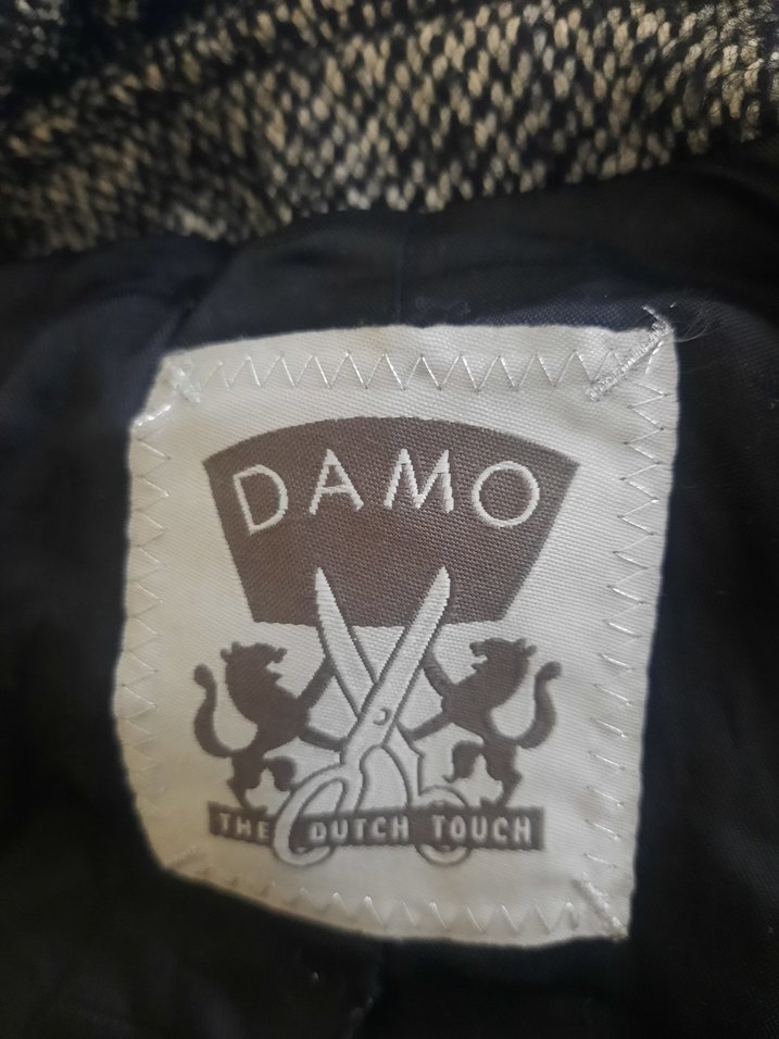 Düğmeli Gri Yün Midi Kabanı - Görsel 5