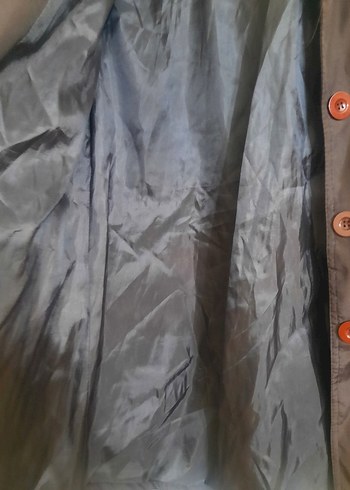 Kadın Kahverengi Trençkot - Görsel 3