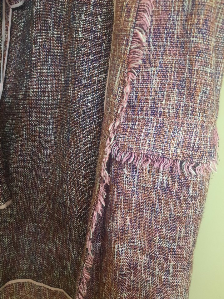 Mor Uzun Kadın Yelek - Görsel 3