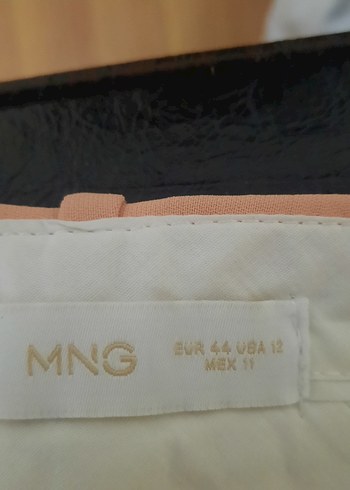 Pembe Pilili Midi Kadın Kumaş Pantolon - Görsel 4