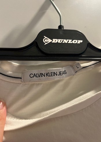Calvin Klein Calvin Klein Beyaz Kısa Kollu Tişört