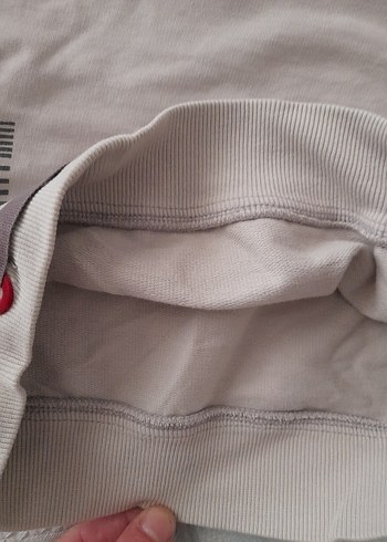 4 Yaş Beden Gri Erkek Çocuk Uzun Kollu Sweatshirt