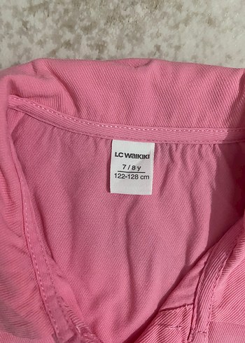 8 Yaş Beden Kız çocuk Pembe Gömlek
