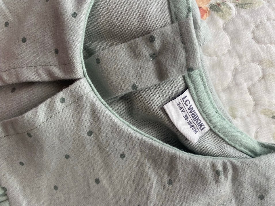 Uzun kollu Kız Elbisesi - Görsel 2