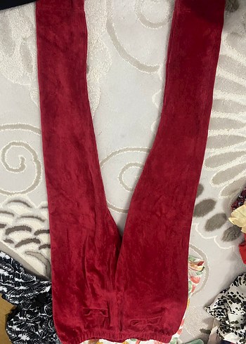 Bordo Kız Çocuk kafide tayt - Görsel 2