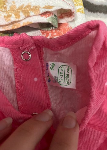 Kız Çocuk Pembe Puantiyeli Elbise - Görsel 3