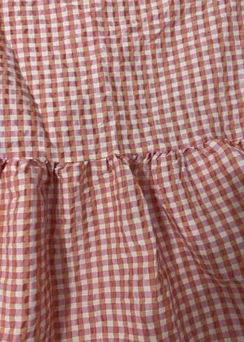 Pembe Kareli Elbise - Görsel 2