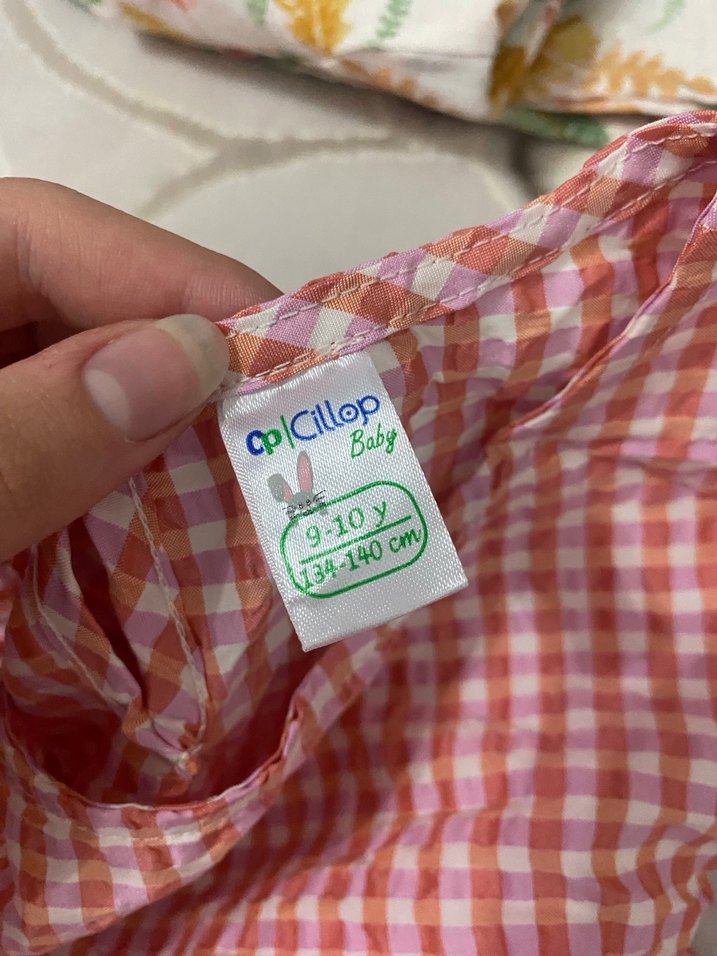 Pembe Kareli  Elbise - Görsel 3