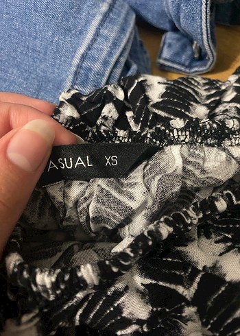 Siyah Beyaz elbise - Görsel 3