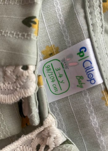 Nakışlı Fırfırlı Bohem Kız Elbisesi - Görsel 2