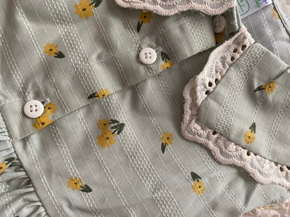 Nakışlı Fırfırlı Bohem Kız Elbisesi - Görsel 3