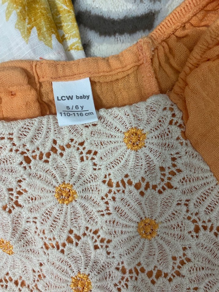 Papatyalı  Kız Çocuk Elbisesi - Görsel 3