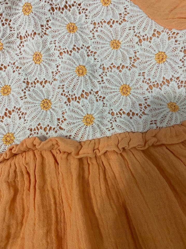 Papatyalı  Kız Çocuk Elbisesi - Görsel 2