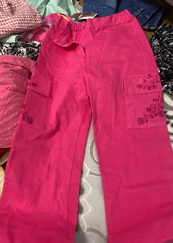 Pembe kargo Pantolon - Görsel 4