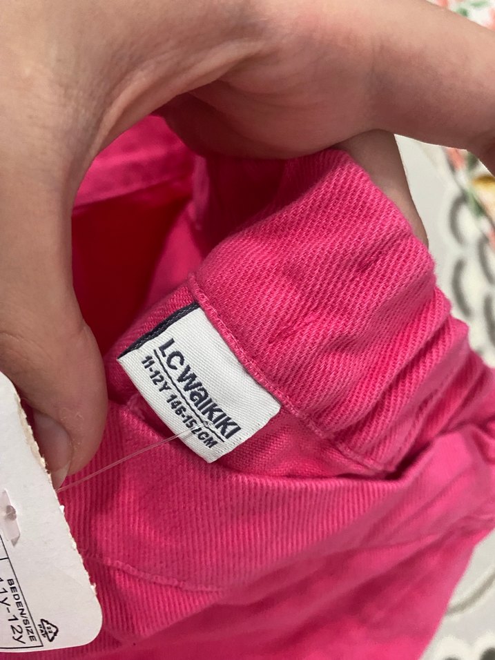 Pembe kargo Pantolon - Görsel 3