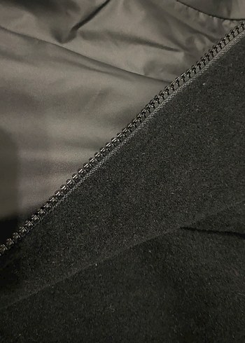 Siyah Kapüşonlu çift taraflı Kadın ceket - Görsel 4