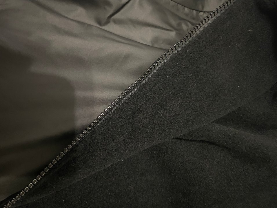 Siyah Kapüşonlu çift taraflı Kadın ceket - Görsel 4