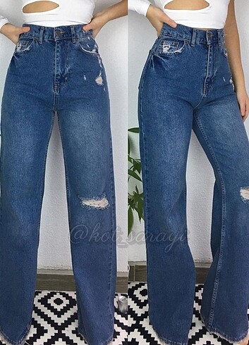 Yırtık Plazzo Jean